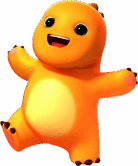 奶龙艾比盲盒开启动画，奶龙艾比从盒子中跳出，面带可爱笑容