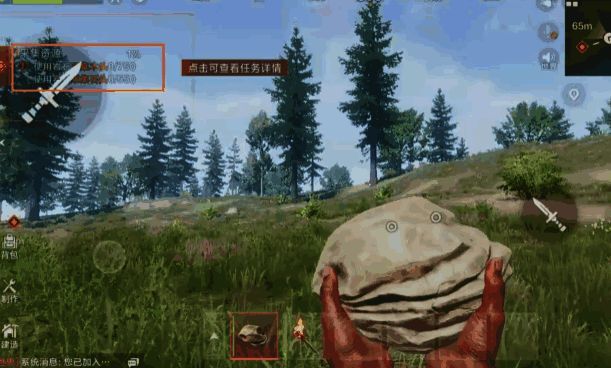 废弃木屋内部场景，展示物资刷新点与采集过程