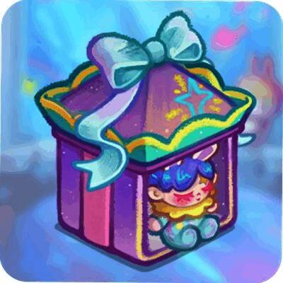 限定家具七彩礼物盒展示图，色彩斑斓，充满童话感