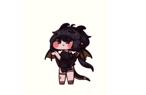 基迪恩角色展示图，身穿暗色战衣，手持双刃，眼神锐利