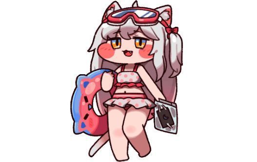 柯米角色展示图，体型圆润，身穿厚重护甲，手持盾牌