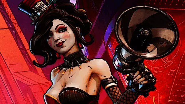 《无主之地4》角色技能展示，画面中角色释放强力技能，周围敌人被击飞