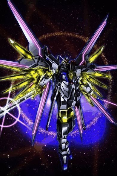 非凡强袭自由敢达展示图，机体外观帅气，光束武器闪耀