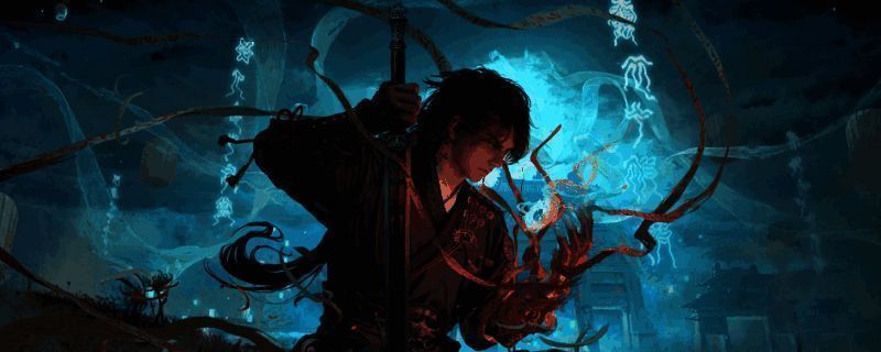 《古剑》游戏实机画面，角色在奇幻场景中展开冒险探索