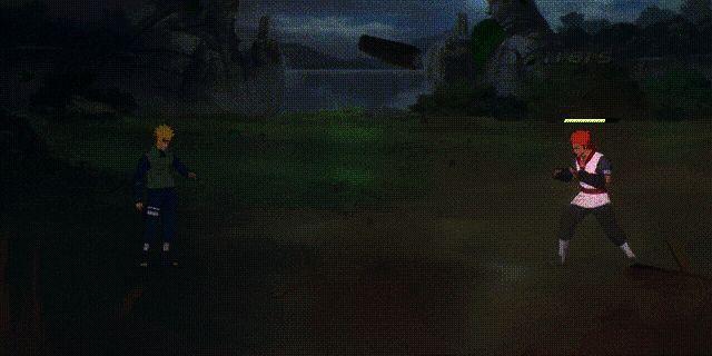 波风水门施展螺旋闪光超轮舞吼三式，光芒闪耀