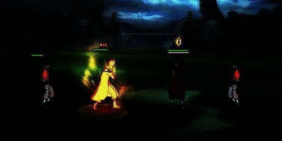 波风水门与鸣人联手施展尾兽联弹，威力惊人