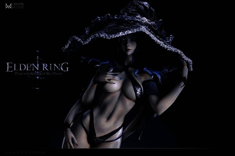 比基尼版菈妮雕像展示，姿态动感，细节逼真