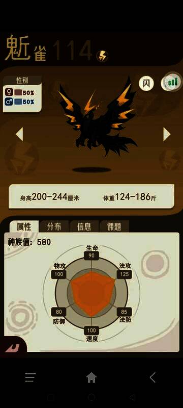 雷电系异兽，周身缠绕电光，极具视觉冲击力