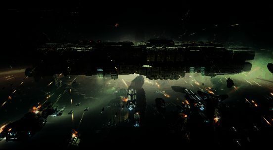 普鲁图斯之盾级战巡舰全景展示，舰体厚重装甲与防御系统清晰可见