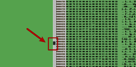 拖动滑动条快速浏览差异位置
