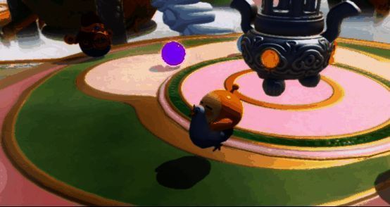 蛋仔进入炼丹炉体验特效互动，周围烟雾缭绕，画面充满仙气