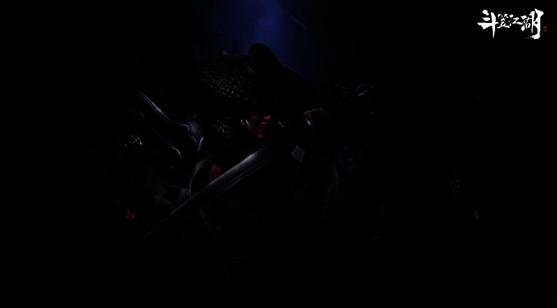 侠客养成界面展示，呈现六维属性成长系统与技能搭配