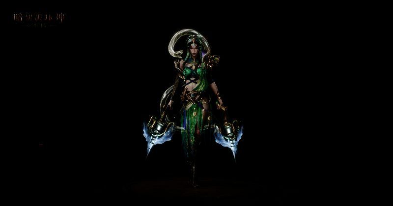 男款水云赋时装展示，铠甲威严，气势逼人