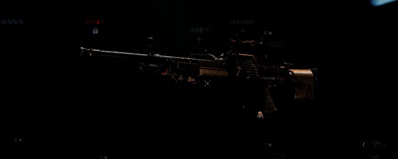 L110机枪在战场中进行火力压制，枪口喷火效果逼真，弹道精准打击敌人