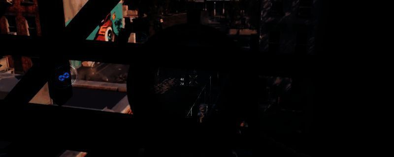 战地6帝国之州纽约地图A点防守示意图，展示楼梯点位视野与掩体布局