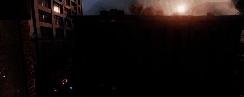 《战地6》帝国之州地图高空视角，玩家准备跳伞转移