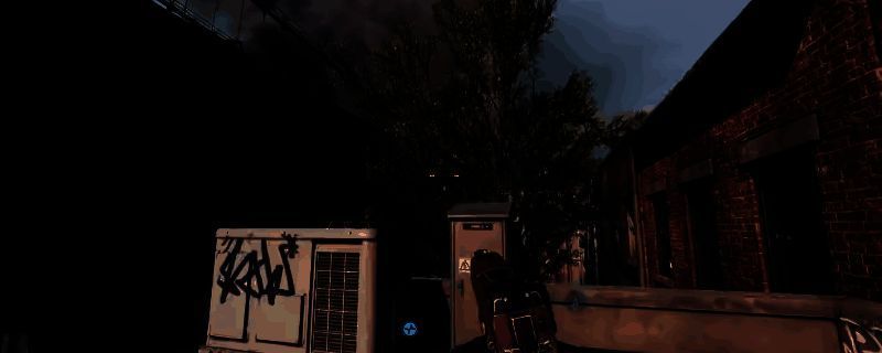 《战地6》帝国之州地图中高楼林立的城市街景，远处可见可进入的屋顶结构