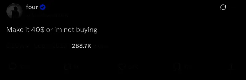 X平台玩家呼吁《空洞骑士：丝之歌》涨价的帖子截图