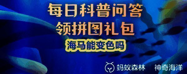 支付宝神奇海洋答题界面截图，展示今日题目与选项