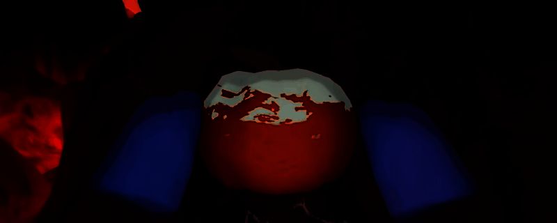 《PEAK》中玩家在火山岩石上进行烹饪的场景，周围环境充满挑战性与真实感