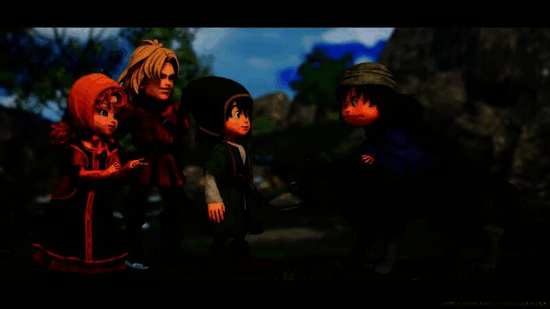 《勇者斗恶龙7：Reimagined》PC版战斗场景，角色技能特效绚丽