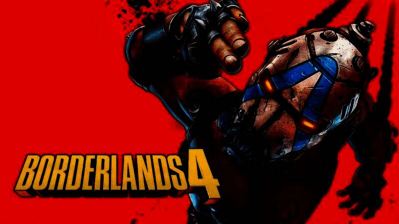 《无主之地4》游戏内角色与装备展示，呈现丰富的武器与角色定制系统