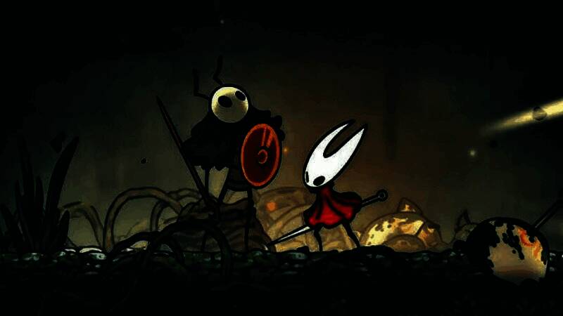 《丝之歌》游戏封面，画面中角色手持利刃，背景为神秘地下世界