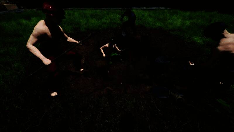 《挖！挖！挖！》封面，多个角色在地下洞穴中挖掘