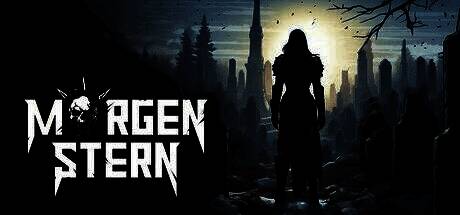 黑暗幻想风格角色持剑战斗，背景为恶魔与地牢场景