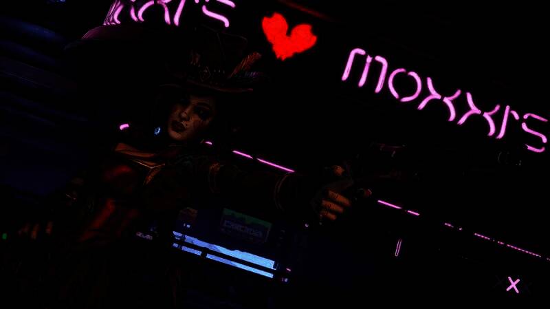 《无主之地4》Steam Deck性能测试界面，显示帧率与延迟数据