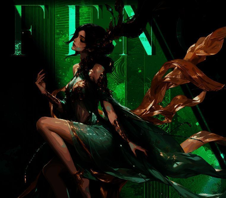 《不朽箴言》中封夷角色形象展示，代号梅花，身穿古风战斗装束，手持风刃