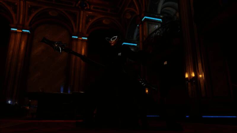 QueenD.Va皮肤展示图，配色与风格高度还原P5角色设计