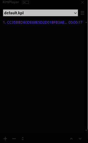 播放列表编辑器主界面，左侧显示多个播放列表分类，右侧列出具体媒体文件信息