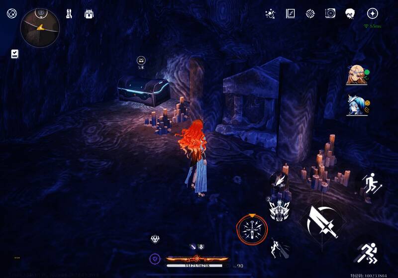 第八神龛场景图，呜獭獭在神龛旁，环境细节丰富