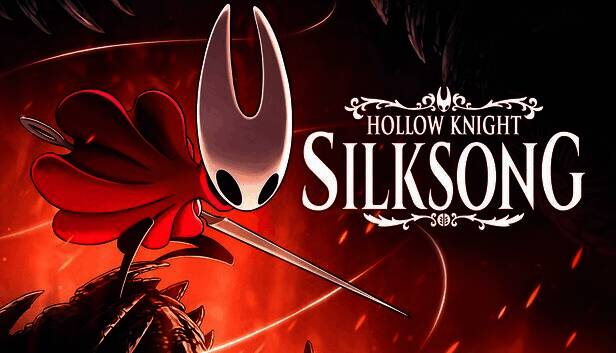 《空洞骑士：丝之歌》游戏内场景展示，主角丝薇拉在绚丽的蜂巢区域穿梭战斗