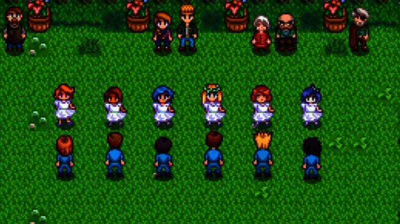 《星露谷物语》在Nintendo Switch 2直面会中的宣传画面，田园风光与角色形象清晰呈现