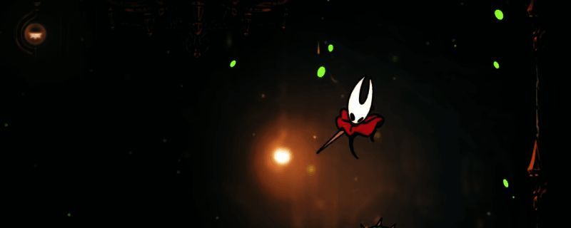 忆廊左部荆棘区域场景截图，狭窄通道两侧布满紫色尖刺，前方为深渊，需要精准跳跃通过