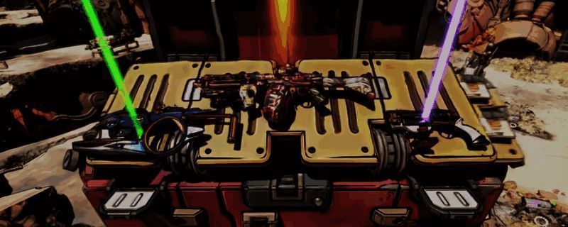 《无主之地4》游戏中骷髅钥匙道具界面展示，背景为荒漠星球场景，界面显示钥匙名称与描述