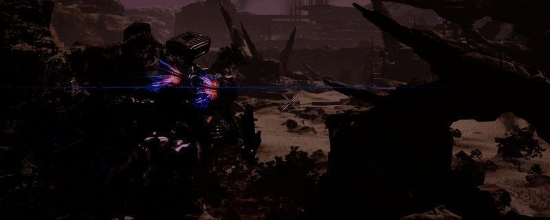 主角驾驶兵装机甲在城市废墟中腾空跃起，背后是爆炸的火光与破碎的建筑，展现未来战争的震撼场景