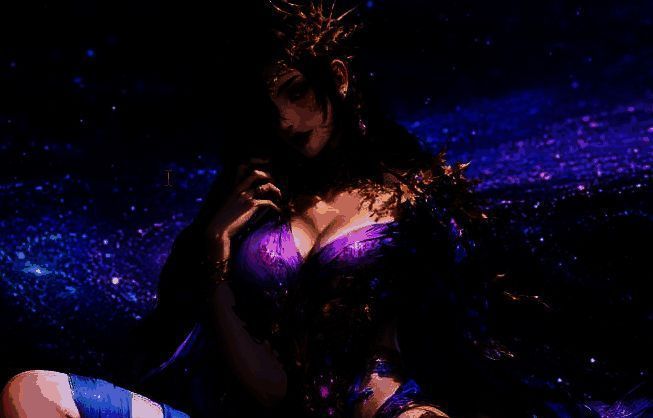 《不朽箴言》战斗场景截图，倪克斯正在突袭敌方后排，技能特效华丽，光影炫酷