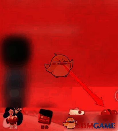 用户正在点击K歌功能按钮的操作界面截图