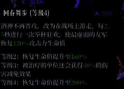 技能图标‘回春舞步’特写，绿色光芒环绕，象征治疗与庇护