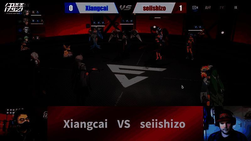 融合杯邀请赛直播画面，多位选手在线对战，屏幕显示紧张激烈的RTA战斗场景