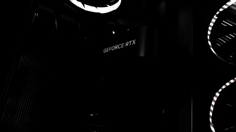 英伟达GeForce RTX 50系列公版显卡产品图，展示高端设计与散热结构