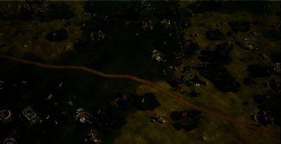 轰炸机从航母起飞，准备对远处敌方阵地实施空袭