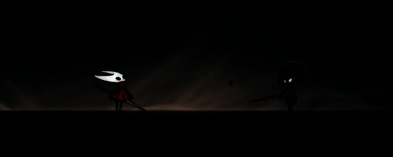 失心蕾丝战斗场景，角色位于空中使用悬浮虫进行远程攻击，下方BOSS释放紫色丝线技能