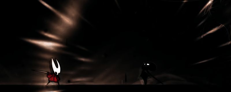 失心蕾丝在昏暗场景中展开双翼，丝线缠绕四周，呈现出极具压迫感的Boss战画面