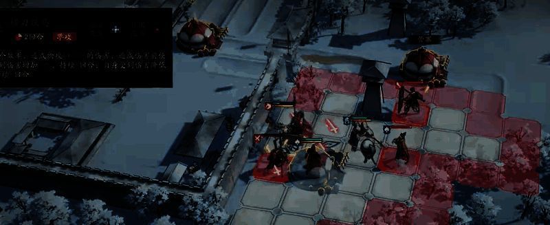 夏侯惇与张辽并肩作战，站在队伍最前方抵御敌军进攻，周围士兵紧随其后展开冲锋