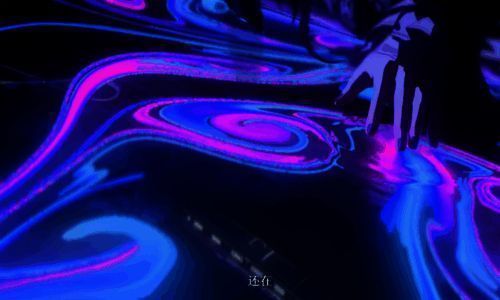 大黑塔伸手撕裂星空中的星铁LOGO，裂缝中透出诡异光芒，气氛紧张压抑