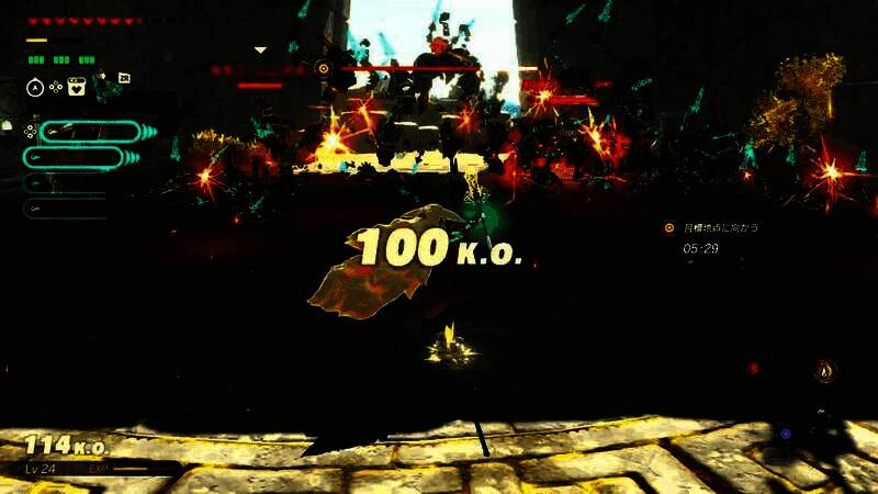 战场全景视角，无数敌军如潮水般涌来，英雄们组成防线奋力抵抗